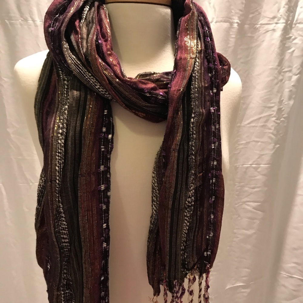 Metallic Scarf - Picture 2 of 3
